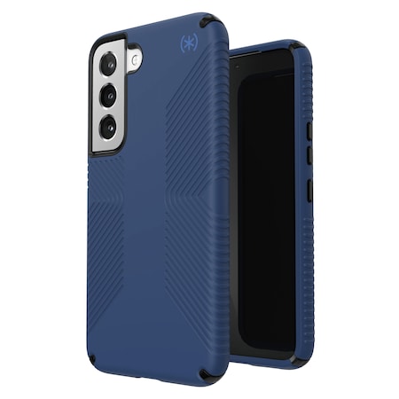 Speck Presidio Grip 2 Case For Samsung Galaxy S22, Coastal Blue And Black 144238-9128